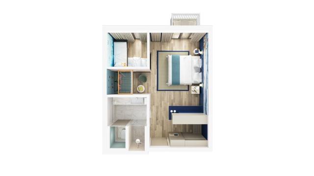 Diadora Falkensteiner Family hotel - pokoj Deluxe Family - Petr