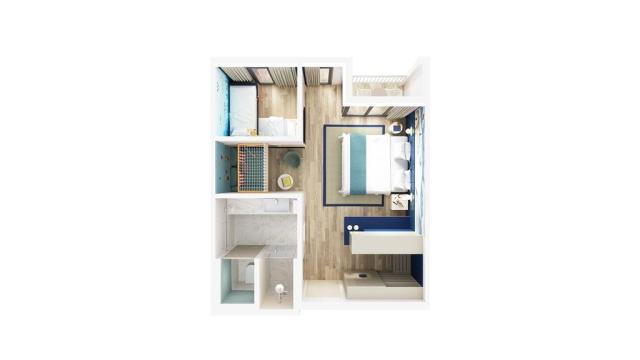 Diadora Falkensteiner Family hotel - pokoj Superior Family MS -