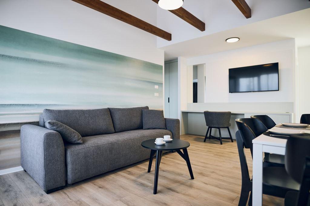 Malinska Green apartmány - apartmán se dvěma ložnicemi a balkon