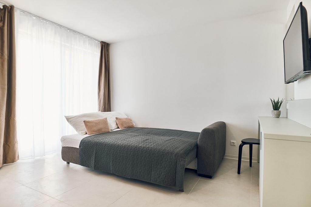 Malinska Green apartmány - apartmán s jednou ložnicí a balkonem