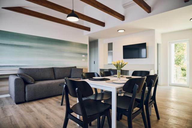 Malinska Green apartmány - apartmán se dvěma ložnicemi a balkon