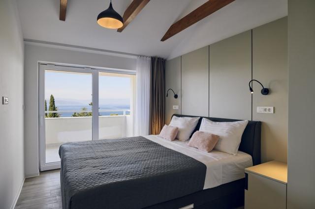 Malinska Green apartmány - apartmán se dvěma ložnicemi a balkon
