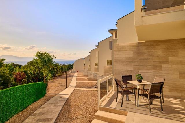 Malinska Green apartmány - apartmán s jednou ložnicí a terasou 