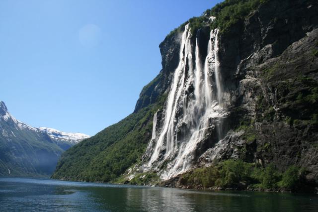 Geirangerfjord- Vodopád Sedm sester