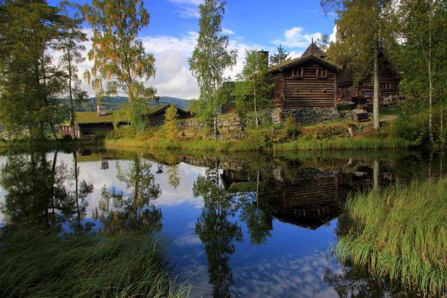Skanzen Maihaugen v Lillehammeru