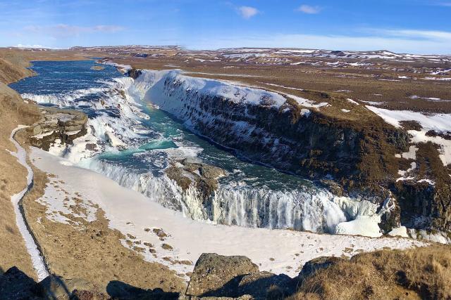 Vodopád Gullfoss