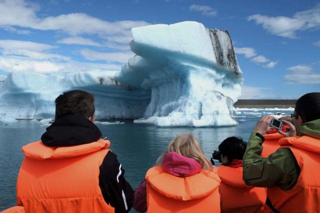 Plavba po ledovcové laguně Jokulsárlón