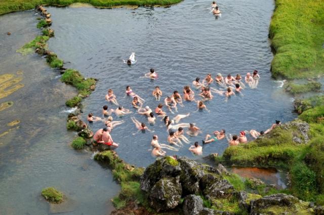 Landmannalaugar horká koupel