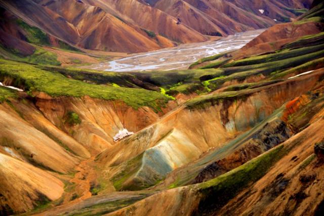 Duhové hory Landmannalaugar