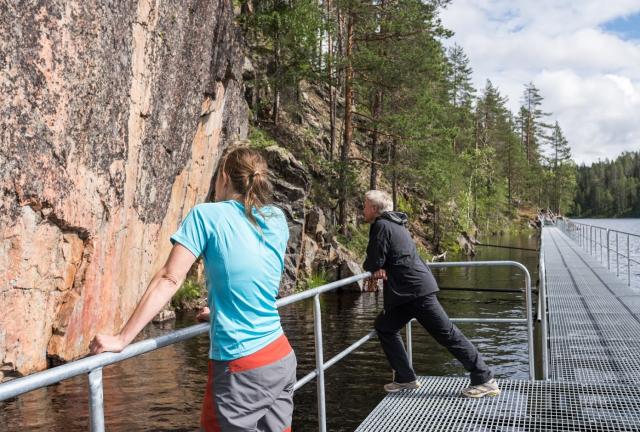 Skalní kresby NP Hossa