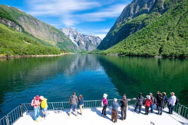 Vyhlídková plavba po Aurlandfjordu