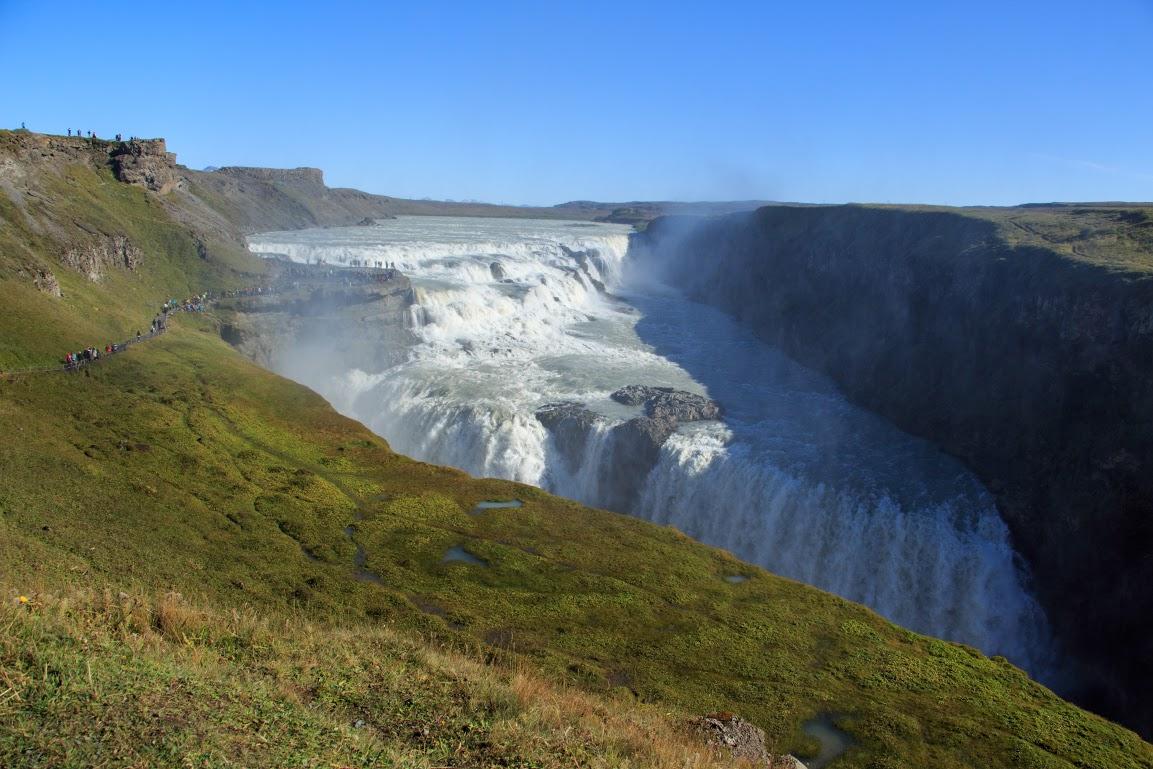Vodopád Gullfoss