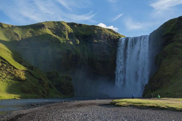 Vodopád Skogafoss