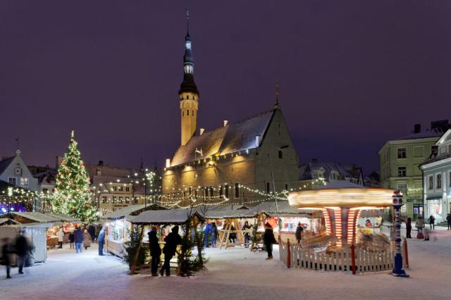 Vánoční trhy v Tallinnu