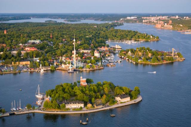 Stockholm a přilehlé ostrovy