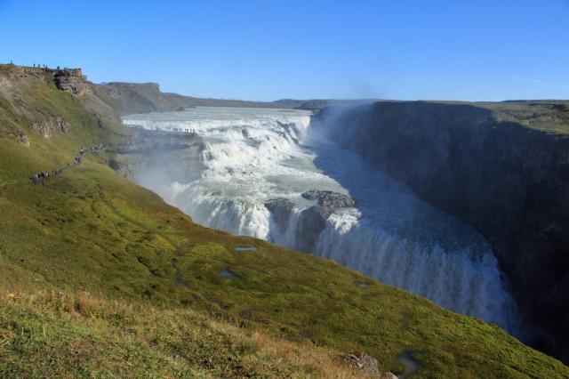 Vodopád Gullfoss