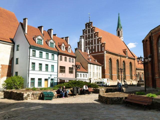 Riga - ulice Skárnu