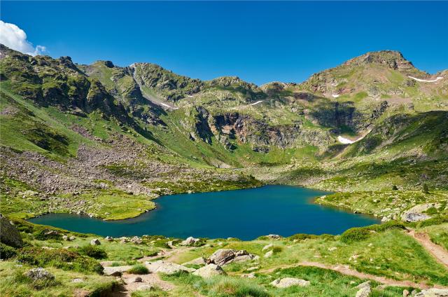 Andorra - jezera Tristaina
