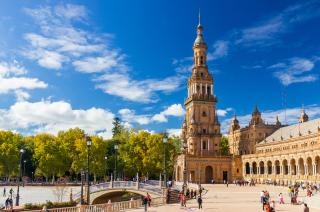 Španělsko - Andalusie, památky UNESCO letecky