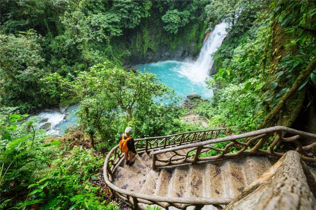 Modrý vodopád - Rio Celeste - NP Tenorio