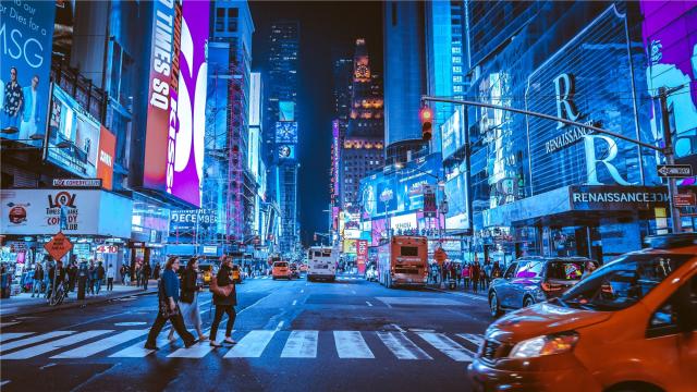 noční Time Square - New York - USA