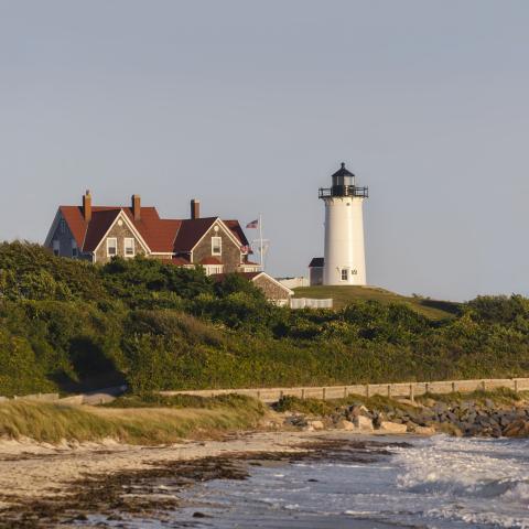 Cape Cod a typické pobřeží Nové Anglie