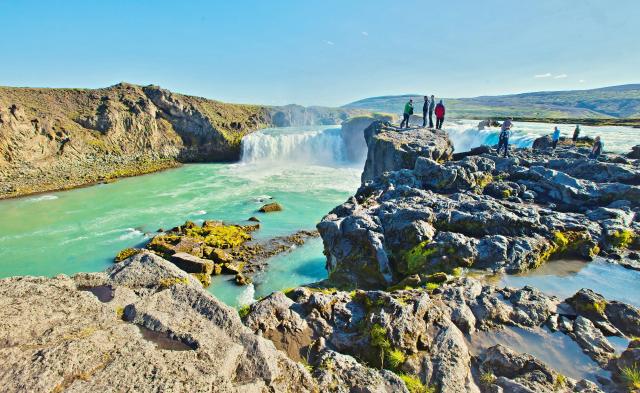 vodopád Gullfoss - Island