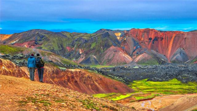 Island - Duhové hory - Landmannalaugar
