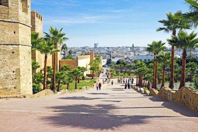Městské hradby - Rabat - Maroko