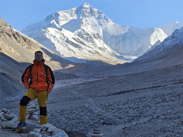 Severní základní tábor Mt. Everestu