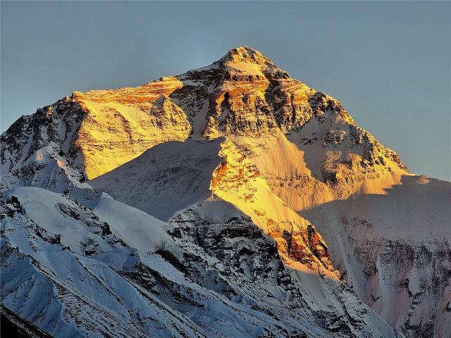 Západ slunce nad Mt. Everestem