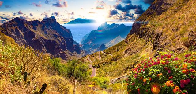 neskutečné výhledy z vesnice Masca na Tenerife