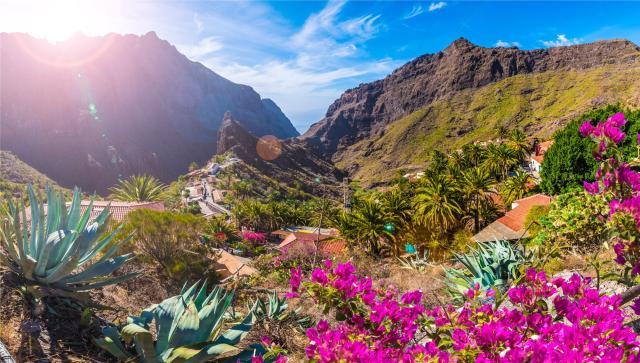 Výhledy z vesnice Masca - Tenerife