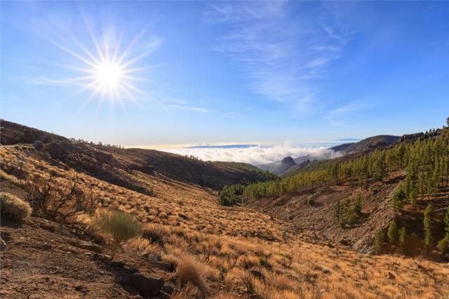 Chenyero - černý vulkán - ostrov Tenerife