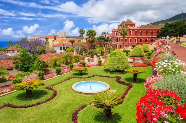 La Orotava - květinová zahrada - ostrov Tenerife