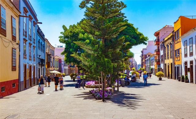 Malebná vesnice La Laguna - španělský ostrov Tenerife