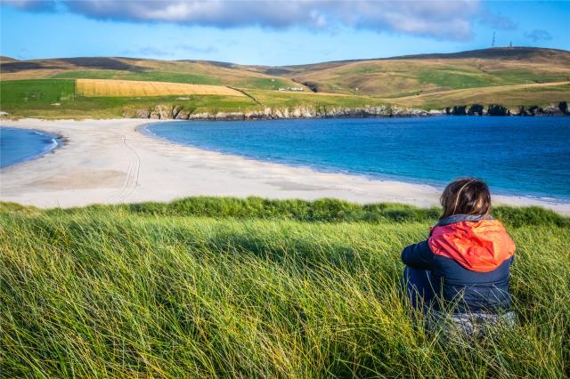 St Ninians Beach - Shetlandy - Skotsko