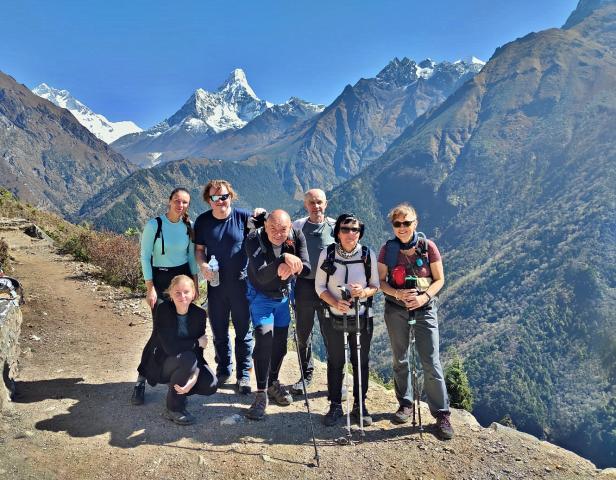 Na cestě pod Mt. Everest