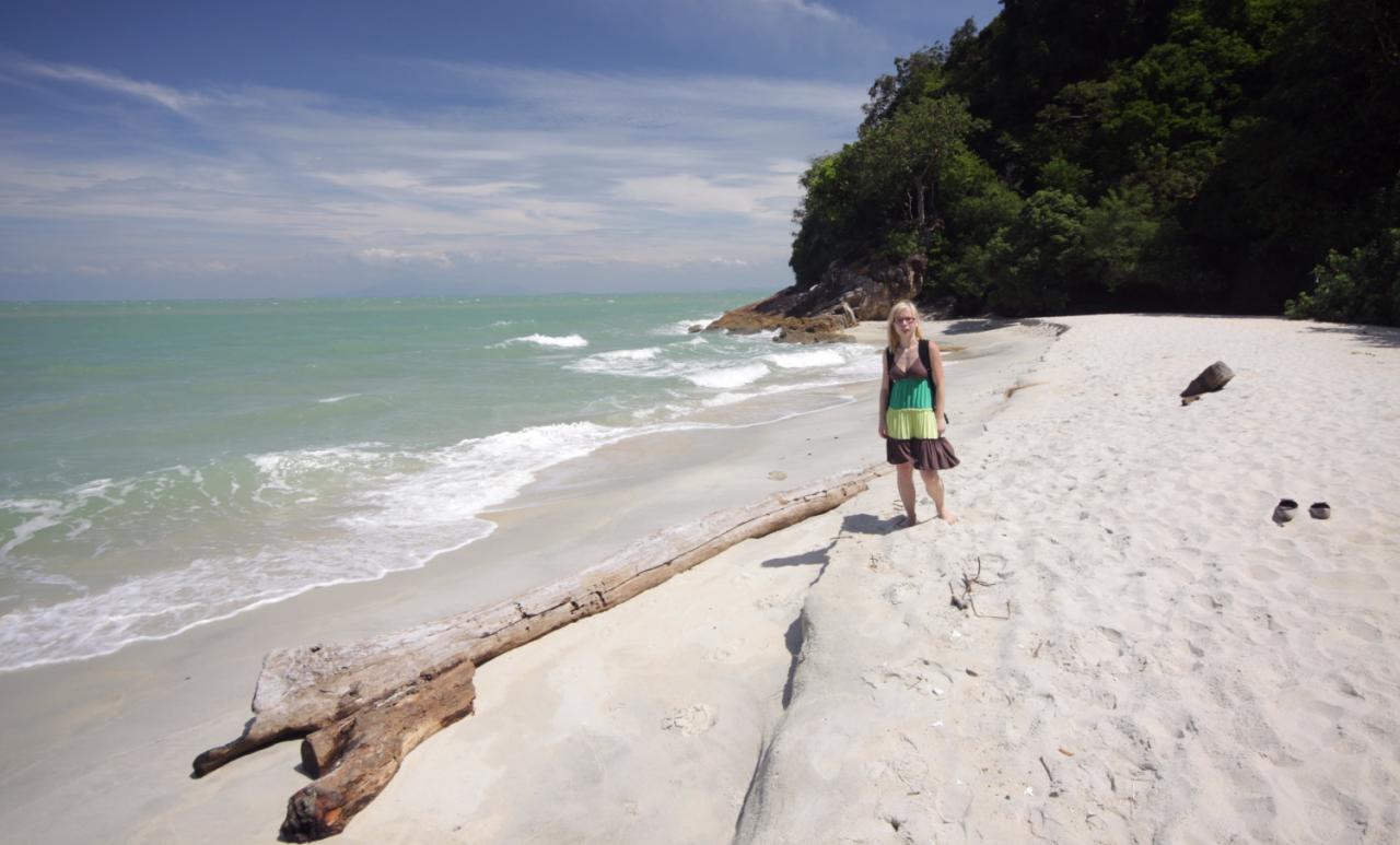 Malajsie - Penang Taman Negra - Monkey beach