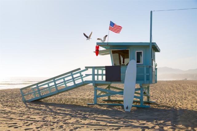 USA - pláž v Malibu