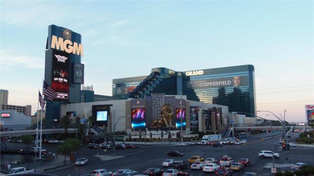 Las Vegas - kasíno MGM, kde má stálou show David Copperfield