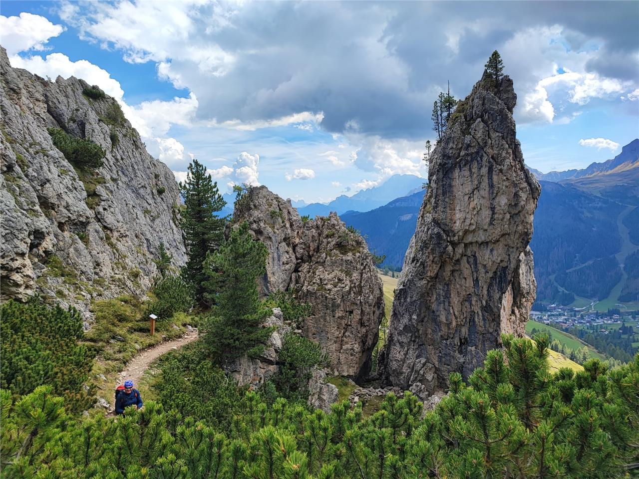 túra od chaty Kostner Hütte