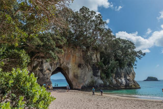 Novy Zeland - Cathedral Cove