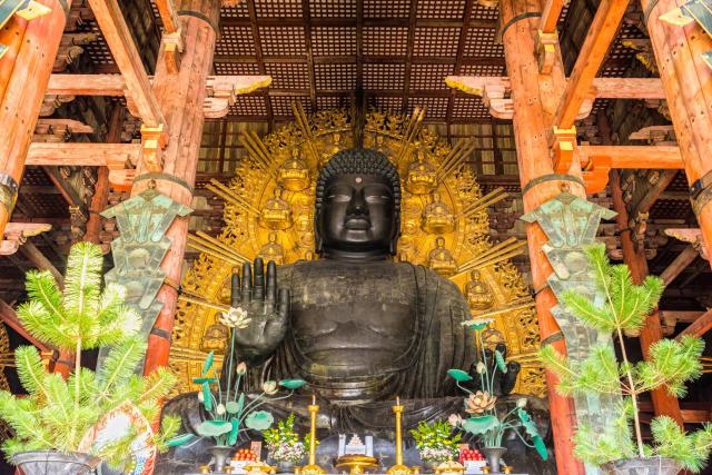 Japonsko - město Nara, chrám Todai-ji