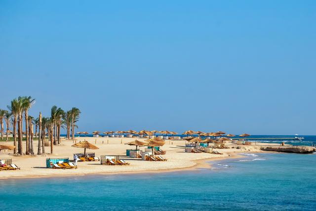 Egypt - pláž v Marsa Alam