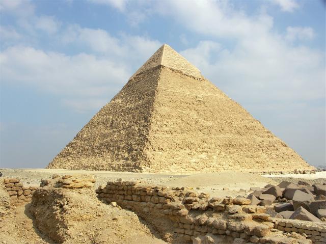 Egypt - pyramidy v Gíze