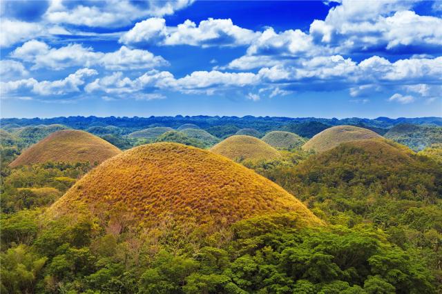 Filipíny - ostrov Bohol, Čokoládové kopce