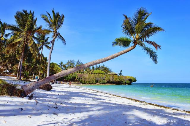 nejkrásnější pláž Diani Beach Keňa - zde bydlíme