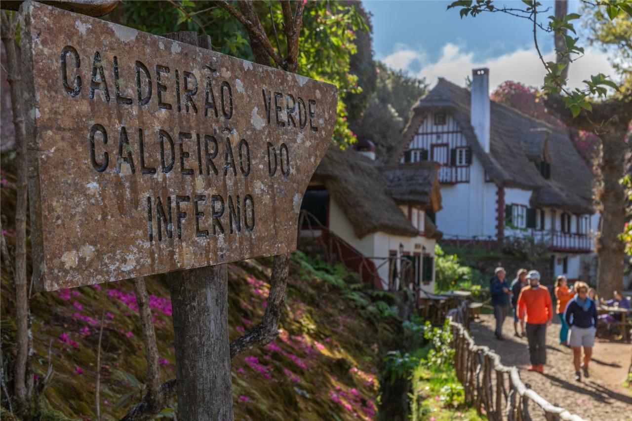začátek levády Caldeirao Verde - Madeira