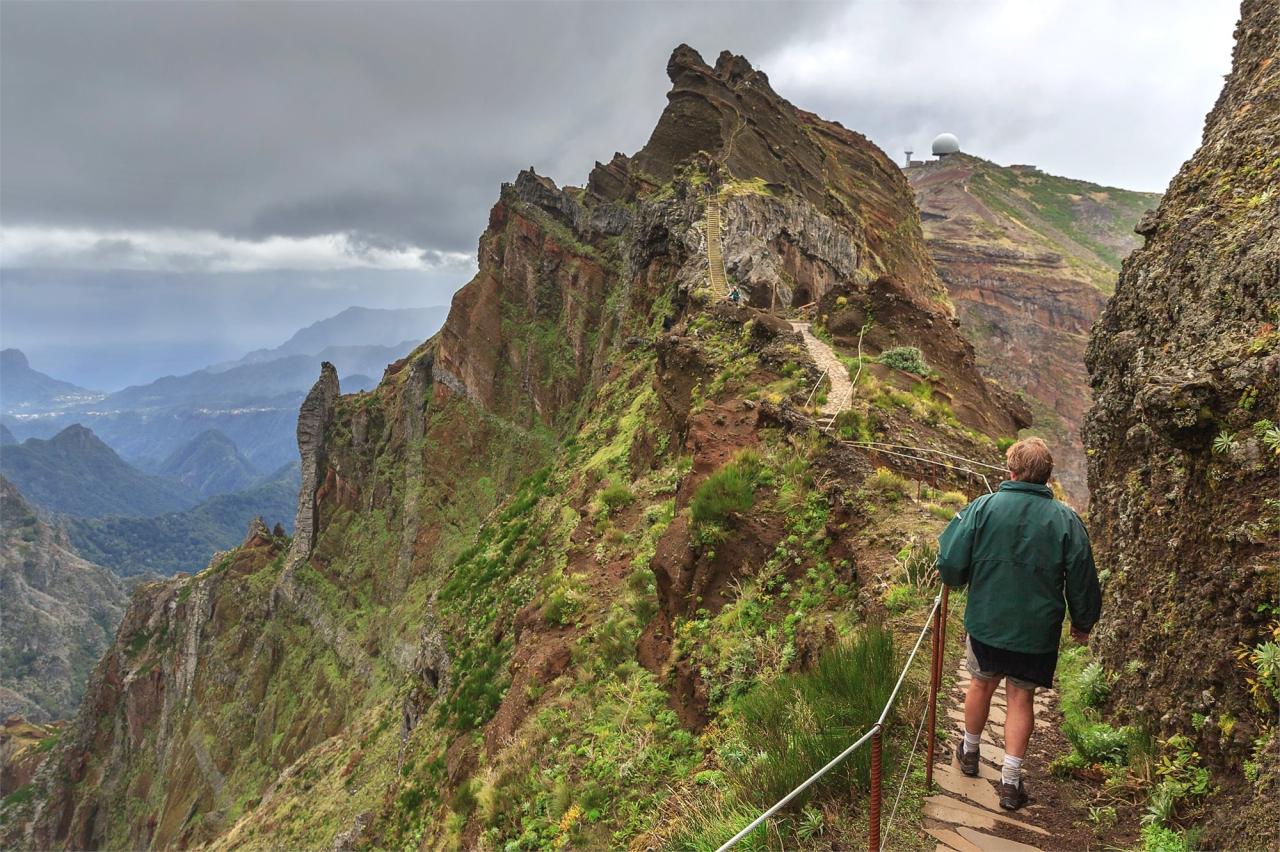 Madeira - turistika v okolí Pico Ruivo